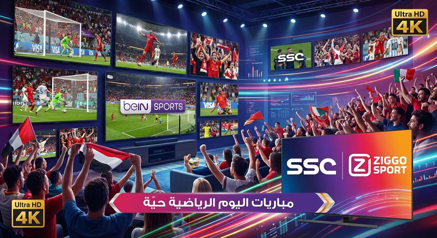 القنوات الناقلة لمباريات اليوم في جميع البطولات الأوروبية والعربية